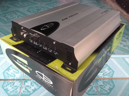 แอมป์2ch DB TECH ขาย 1650 บาท มือสองใช้งานปกติขับกลางแหลมอย่างละ4-6ดอกได้ สนใจ0892425454 อยู่สระบุรี