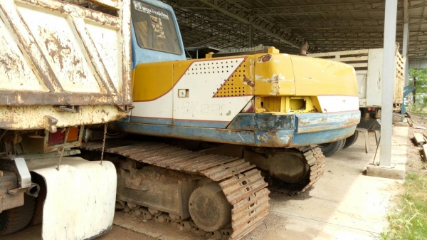 ขายด่วน KOBELCO SK220 MART III สภาพพร้อมใช้งาน เครื่องปั้มดี โซ่ช่วงล่างสวย เอกสารเลีมทะเบียน