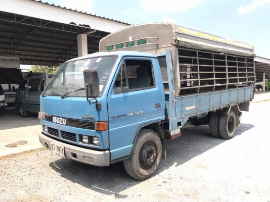 6ล้อ115 หัวปี๊บ รถห้าง 4เมตร30 กระบะคาโก้ Isuzu พร้อมหลังคา เครื่องดี มีเพาเวอร์