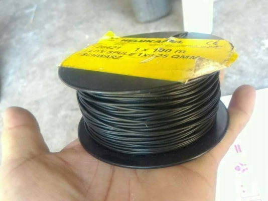 ขาย 2 ม้วน 150บาท ส่งฟรี โทร083-2000058 สายไฟยี่ห้อ KELUK เป็นสายทองแดงเคลือบขนาด1X0.26Q