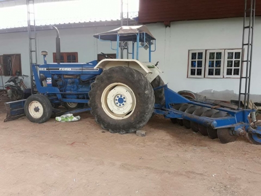 ขายรถไถ FORD6600 T5 เก่าท่าเรือปี56 ใบดันหน้าผาน6เอกสารเล่มทะเบียนครบ