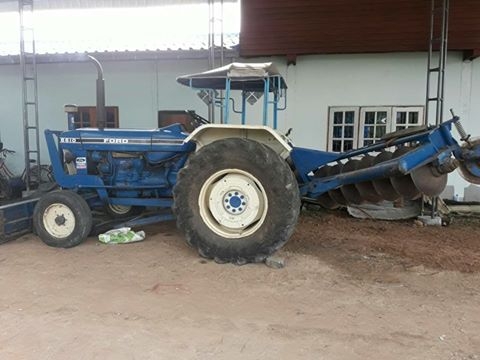 ขายรถไถ FORD6600 T5 เก่าท่าเรือปี56 ใบดันหน้าผาน6เอกสารเล่มทะเบียนครบ