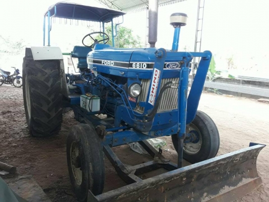 ขายรถไถ FORD6600 T5 เก่าท่าเรือปี56 ใบดันหน้าผาน6เอกสารเล่มทะเบียนครบ