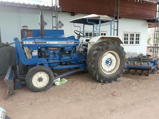 ขายรถไถ FORD6600 T5 เก่าท่าเรือปี56 ใบดันหน้าผาน6เอกสารเล่มทะเบียนครบ