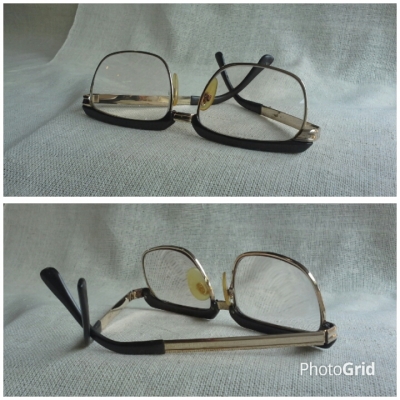 แว่นสายตายาว คลับมาสเตอร์ โกลด์ฟิลด์ เลนส์กระจก ยุค &#039;50s ราคานักศึกษา ป.โท  Vintage RODENSTOCK handmade in Germany  ค่าสายตา +175