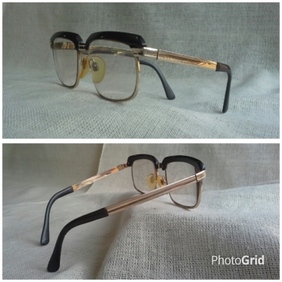 แว่นสายตายาว คลับมาสเตอร์ โกลด์ฟิลด์ เลนส์กระจก ยุค &#039;50s ราคานักศึกษา ป.โท  Vintage RODENSTOCK handmade in Germany  ค่าสายตา +175