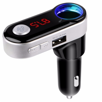 mp3  ของแท้ 100\% บลูทูธ ที่ชาร์จไฟรถยนต์ FM Modulator บลูทูธ ในรถยนต์ชุดวิทยุ FM แบบไร้สาย  ราคา 950.-