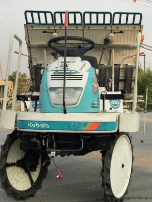 ***รถดำนานั่งขับ 4แถว ยี่ห้อ Kubota รุ่น SPJ450 รุ่นทอปสุดๆ Super Joycom***