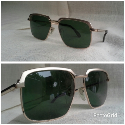 แว่นตาเยอรมันโกลด์ฟิลด์ ยุค &#039;60s  Vintage MARWITZ handmade in Germany