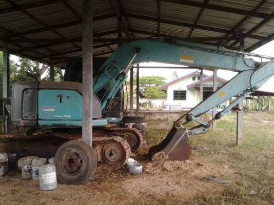 เก่านอก 1 ปี 980,000 KOBELCO SK135SR เครื่องดี ปั้มแรง โช่หนา เอวแน่น ไฟฟ้าครบ เอกสารอินวอยท์  รถอยู่ จ.ร้อยเอ็ด