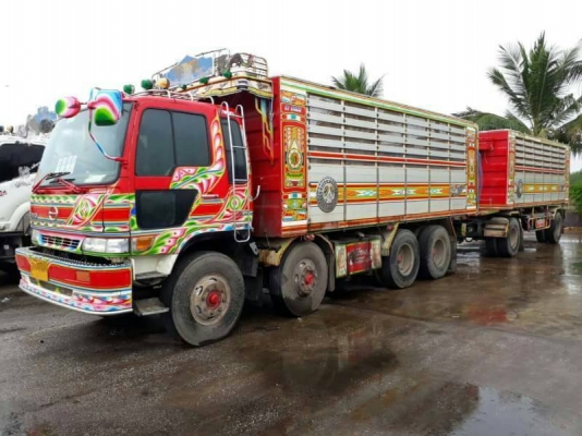 ขาย 1,350,000 HINO 20 ล้อ แม่-ลูก กระบะเนียมคอกเกษตรดั้ม อู่.ซี ที ทรัค รถสวยพร้อมใช้ เปลี่ยนหัวเป็นหัวสมอสวย HINO FM3M 240 แรง เครื่องเดิม เกียเดิม ปี.39 รถอยู่ นครสวรรค์ 090-772-3710  090-772-3708