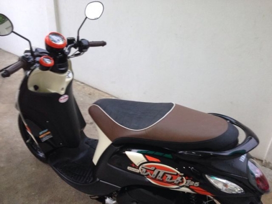 New Yamaha Fino125i Retro Sport ดีไซด์กราฟฟิก ภาษาไทย รถ 4เดือน ไร้ตำหนิ สภาพป้ายแดง
