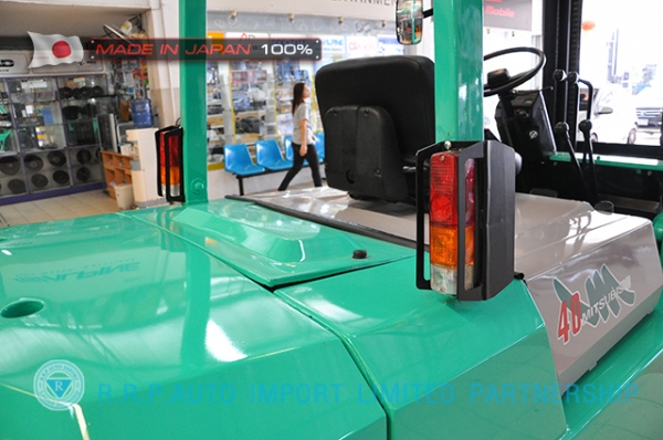 รถโฟล์คลิฟท์พร้อมขาย MITSUBISHI รุ่น FD40F19A-51670 นำเข้าจากญี่ปุ่นแท้ 100\%