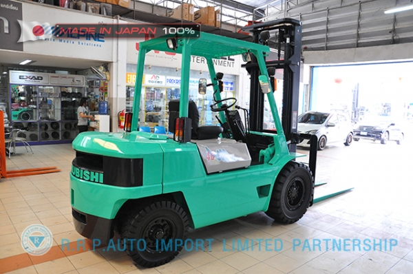รถโฟล์คลิฟท์พร้อมขาย MITSUBISHI รุ่น FD40F19A-51670 นำเข้าจากญี่ปุ่นแท้ 100\%