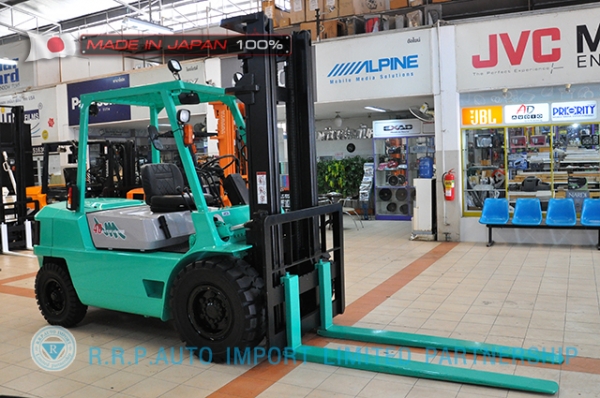 รถโฟล์คลิฟท์พร้อมขาย MITSUBISHI รุ่น FD40F19A-51670 นำเข้าจากญี่ปุ่นแท้ 100\%