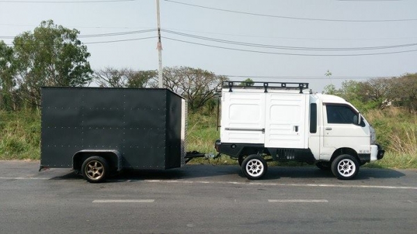 ขายพ่วงตู้ บรรทุกรถมอไซค์โดยเฉพาะครับ ขนาดตู้ กว้าง1.60เมตร ยาว 3เมตร สูง1.80เมตร