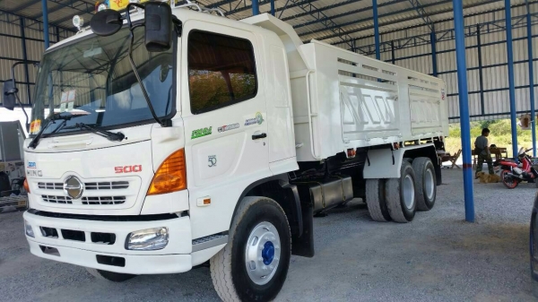 ขายสิบล้อดัมพ์ Hino mega FM1J เครื่อง 220 แรง ปี 47 มีระบบลากพ่วง ทะเบียนพร้อม
