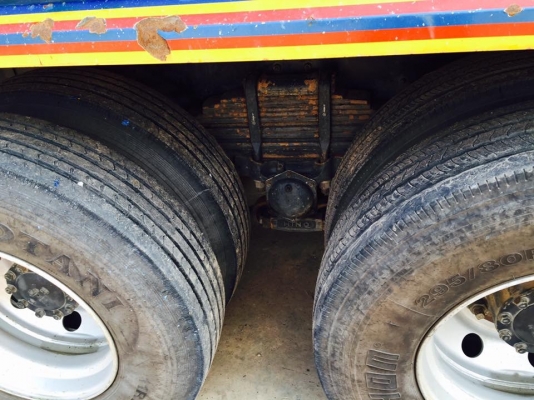ขายสิบล้อดัมพ์ Hino mega เครื่อง 320 แรง ปี 48 มีระบบลากพ่วง กระบะดัมพ์มิเนียม ยางเรเดียนแท้ ทะเบียนพร้อม