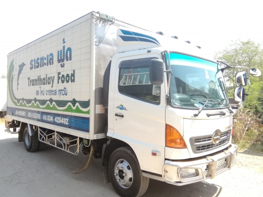 6 ล้อกลาง *ตู้เปียก-สแตนเลส* EURO.2 HINO MEGA FC4J 150 แรงม้า * ยาว 5.50 ม.*รถสวยเดิม+สวยจริง+พร้อมใช้งาน* รถห้างแท้ * มีเล่มพร้อมโอน *