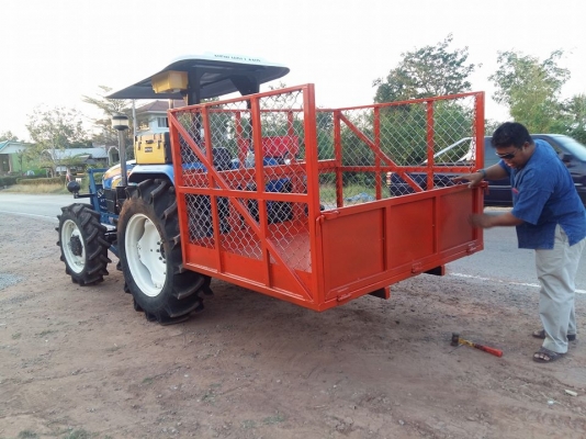 ตะกร้าเอนกประสงค์ติดท้ายรถไถ ใส่ถังปุ๋ย ถังน้ำ ถังฉีดยา หรือใส่อุปกรณ์ต่างๆ ตามความต้องการ #ราคาไม่แพง