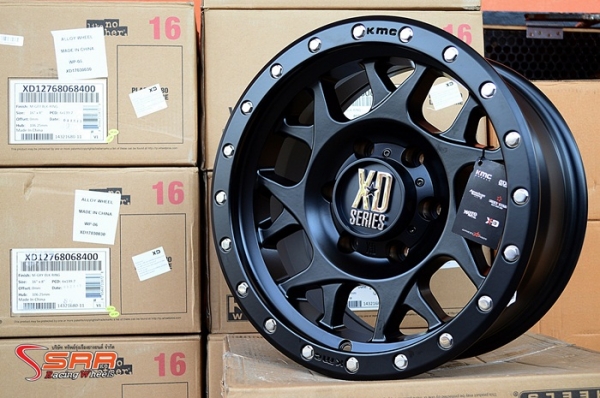 XD127 ขอบ16X8 ET0 สีS-BLK
