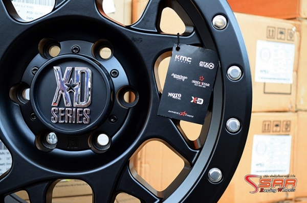 XD127 ขอบ16X8 ET0 สีS-BLK
