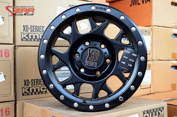 XD127 ขอบ16X8 ET0 สีS-BLK