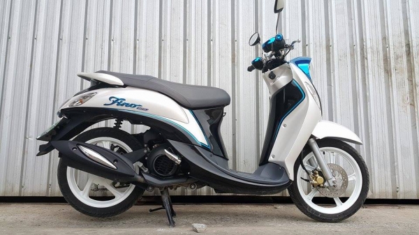 Fino125 Delux ตัวTOP สุดโครเมี่ยม แมค14ไม่ล้มชนวิ่งน้อย ต่อรองได้