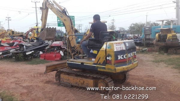ขาย รถขุด แบคโฮเล็ก สภาพสวยๆ เก่าญี่ปุ่น KOMATSU PC 10-5 แทรคเหล็ก พร้อมใช้