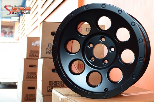 ล้อหยดน้ำ ขอบ16X8 นิ้ว 5H114.3 สีดำด้าน