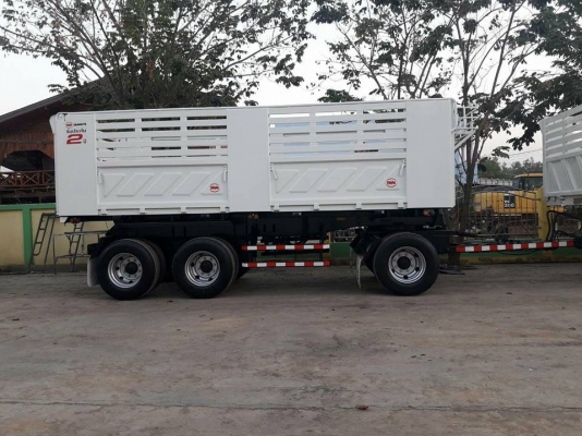 ขายรถพ่วง Hino 344 แรง ปี 55 ดัมพ์สามมิตร ลูก 3 เพลาแท้