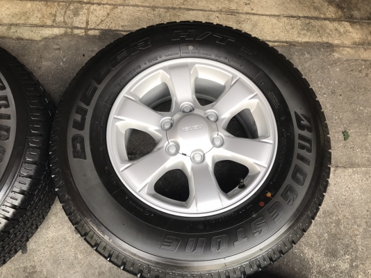 แม็กขอบ16 ป้ายแดง ISUZU Blue Power พร้อมยางใหม่ป้ายแดง 245-70-16