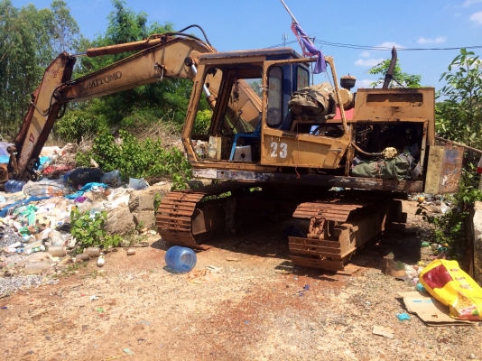 ขายด่วน รถแบคโฮ ใช้งานได้ปกติ