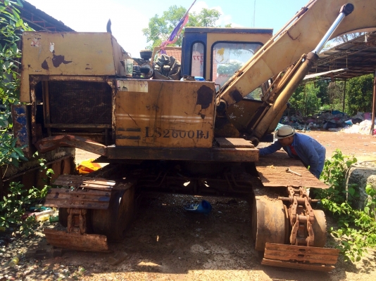 ขายด่วน รถแบคโฮ ใช้งานได้ปกติ