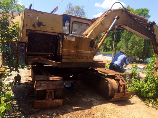 ขายด่วน รถแบคโฮ ใช้งานได้ปกติ