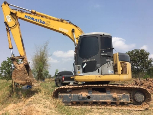 ขาย 785,000 บาท KOMATSU PC128US เครื่องดี ปั้มแรง โช่หนา เอวแน่น ไฟฟ้าครบ แอร์เย็น เอกสารเล่มทะเบียน   รถอยู่ จ.ร้อยเอ็ด โทร&amp;ไอดีไลน์ 0610710295