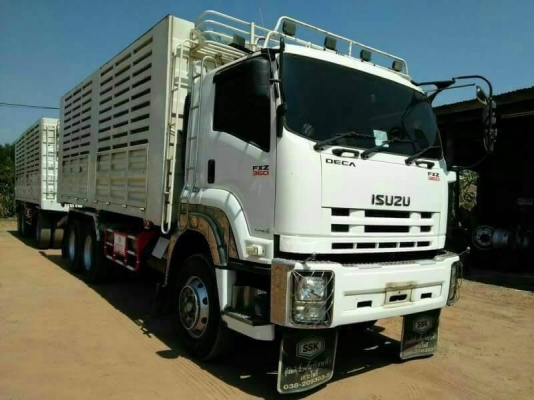 ISUZU DECA 360 ปี 57 ราคา 2,750,000 บาท ดั้มแม่-ลูก วิ่ง 3xx,xxx กม. รถสวย สภาพพร้อมใช้งาน เอกสารพร้