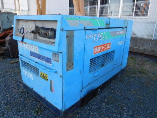 Airman PDS175S : เครื่องปั๊มลม 175cfm : 7บาร์ นำเข้าจากญี่ปุ่น โทร. 080-6565422 (หนิง)