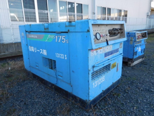 Airman PDS175S : เครื่องปั๊มลม 175cfm : 7บาร์ นำเข้าจากญี่ปุ่น โทร. 080-6565422 (หนิง)