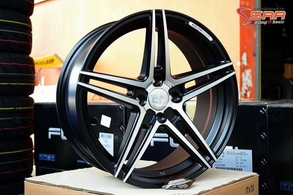 GENESIS GS802 ขอบ17 ET38 5X114.3 สีFP/BKM
