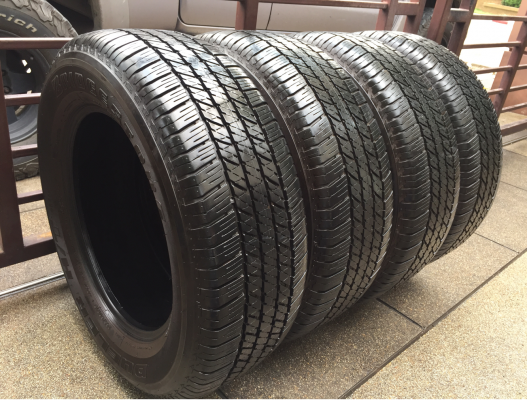 ยาง Bridgestone 265 60 18 ปี16 ดอกเต็ม ไม่มีปะ เนื้อนิ่มๆ ราคาไม่แพง