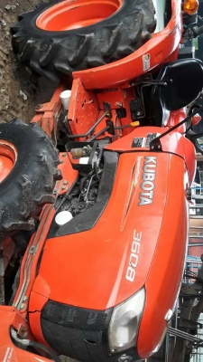 ขายรถไถคูโบต้า L3608 ทำงาน1,882ชม.ใบมีดหน้า โรตารี่ เอกสารเล่มทะเบียนครบ เครื่องเดิม