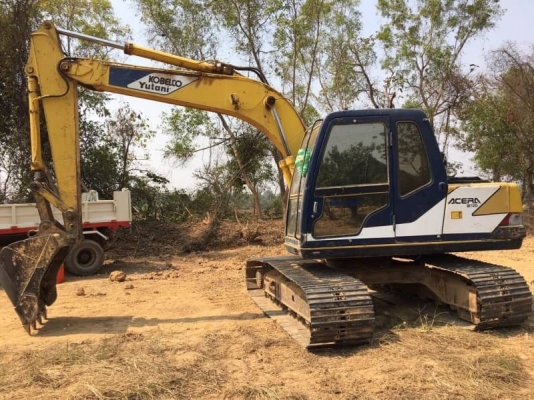 เก่านอก 6 เดือน 755,000 บาท KOBELCO SK100 MARK 3 ราคา เครื่องดี ปั้มแรง โช่หนา เอวแน่น ไฟฟ้าครบ (ขาดมอเตอร์คันเร่ง) เอกสารเล่มทะเบียน  รถอยู่ จ.ร้อยเอ็ด โทร&amp;ไอดีไลน์ 0610710295