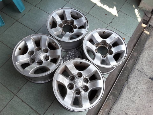 ล้อ Tiger D4D 6/139 ขอบ 15*7 สภาพเดิมๆ 1ชุด