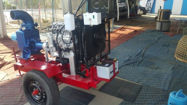 เครื่องสูบนํ้าประกอบใหม่พร้อมใช้งานสูบนํ้าแรงๆ+ประหยัดมาก