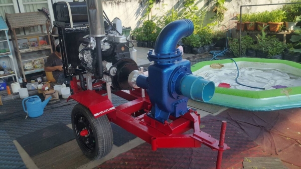 เครื่องสูบนํ้าประกอบใหม่พร้อมใช้งานสูบนํ้าแรงๆ+ประหยัดมาก