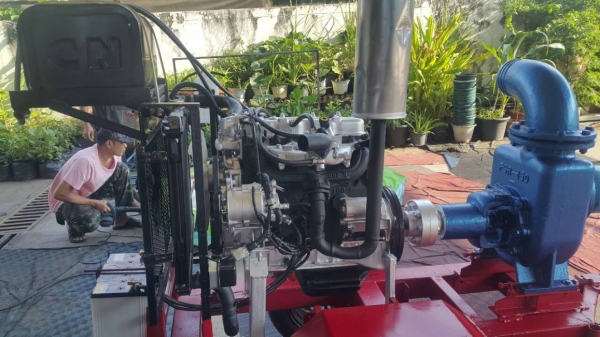 เครื่องสูบนํ้าประกอบใหม่พร้อมใช้งานสูบนํ้าแรงๆ+ประหยัดมาก