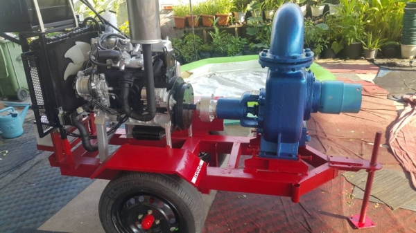 เครื่องสูบนํ้าประกอบใหม่พร้อมใช้งานสูบนํ้าแรงๆ+ประหยัดมาก