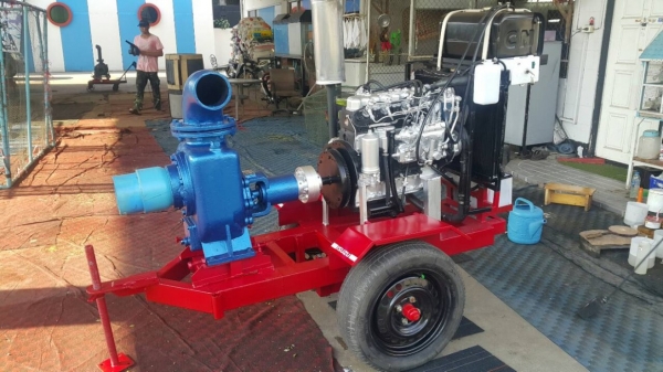 เครื่องสูบนํ้าประกอบใหม่พร้อมใช้งานสูบนํ้าแรงๆ+ประหยัดมาก