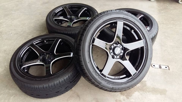 ขายล้อแม็กมือ2 lenso d1cs 17"×7.5" et38 5รู114.3 สีดำกัดขอบก้านเดิมๆ สนใจติดต่อร้าน ก.เจริญการยางครับ 081-3747940 ขายล้อแม็กมือ2 lenso d1cs 17"×7.5" et38 5รู114.3 สีดำกัดขอบก้านเดิมๆ สนใจติดต่อร้าน ก.เจริญการยางครับ 081-3747940